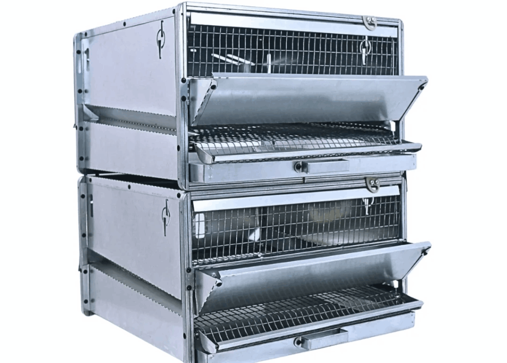 Клетки для перепелов из нержавейки