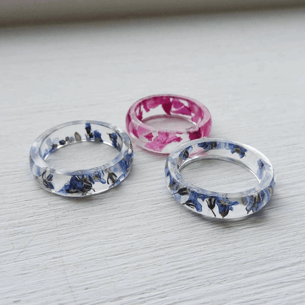 Кольца из эпоксидной смолы